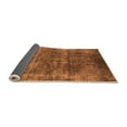 thumbnail image 2 of Ahgly Company Indoor Round Oriental Orange Industrial Area Rugs, 7' Round, 2 of 4