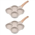 thumbnail image 1 of 2X Sartén para Huevos, Sartén Antiadherente para 4 Tazas, Sartén para Huevos, Sartén para Huevos para Desayuno, Panqueques, Plett, Sartén para Crepes., 1 of 5