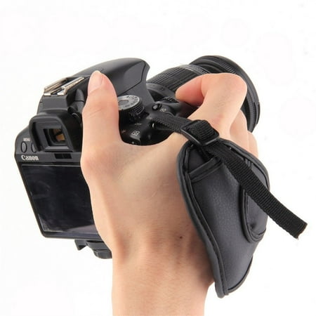 Canon Hand Strap - New PU Leather Camera Hand Wrist Grip Strap For SLR DSLR Cameras Camera Straps