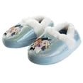 thumbnail image 2 of Disney Frozen Anna and Elsa Caring Sisters Toddler Girls' Dual Sizes Slippers - Blue, 5-6, 2 of 8