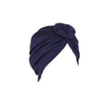 thumbnail image 1 of Minnieouse Hijab musulmán de estilo Simple con nudo de turbante, gorro cruzado con cubierta étnica, diadema de Color sólido, accesorios para pérdida de Sombreros Armada Minnieouse AP011271-03B, 1 of 6