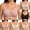 Beige, variant on Women’s Plus Size Full Coverage Wireless Bras Supportive Wide Strap Comfort Bra for Sagging Breasts No Back Fat Minimizer Bra (Gray,M)