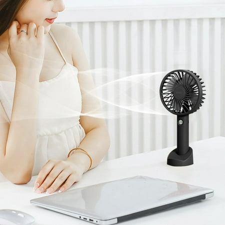 

Birthday Workbench Desktop Fan Handheld USB Fan Portable Mini Mute Desktop Small for Wife Family Children Gift for Family Shopping Makeup