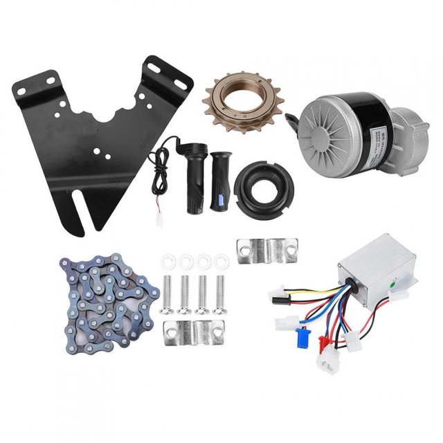 YLSHRF E-Bike Conversion Kit,24V 250W Metal Durable Electric Bike E-Bike Conversion Set Accessory Stable Performance,E-Bike Conversion Set