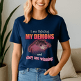 thumbnail image 5 of IM Fighting My Demons And They Are Winning Word Art, Cat Meme Shirt, Meme Tee, Trending Tshirt, Funny Friend Gift, Quote Cute, 5 of 5