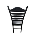 thumbnail image 4 of Contemporary Home Living Ladder Back Dining Chair - 42" - Antique Black, 4 of 9