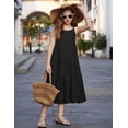 thumbnail image 5 of Arshiner Girls Summer Dress Casual Loose Sleeveless Sundress Flowy Beach Maxi Dresses with Pockets, 5 of 6