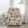 thumbnail image 3 of ACMDL  in 1 Split Recliner Sofa Cover Stretch Floral Print Spandex Lazy Boy Armchair Slipcovers Couch Covers for Living Room, 3 of 7