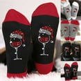 thumbnail image 3 of Spring Savings Clearance!Matching Family Christmas Socks Slippers,Men Gifts Under $5 Dollars Socks,Christmas Socks for Women,Thermal Cotton Breathable Socks Cozy Work Socks, 3 of 3
