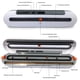 thumbnail image 4 of Máquina selladora al vacío Sistema automático de sellado de aire para almacenamiento de alimentos con 10 bolsas termoselladas Cocina Sous Vide Modos secos de grado comercial Gris, 4 of 7