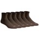 thumbnail image 1 of Calcetines Dickies Dri-Tech Moisture Control Quarter para hombre, marrones, 1 of 6