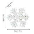 thumbnail image 2 of Christmas Wooden Snowflake Decoration Winter Snowflake Table Label Snowflake Wooden Farmhouse Christmas Layered Tray Decoration Suitable For Christmas Table Stand Kitchen Table Centerpieces Modern, 2 of 8
