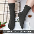 thumbnail image 3 of Loritta Women Crew Socks, Soft Cotton Dress Socks Pack Athletic Socks for Women, Size 9-11, 8 Pairs, 3 of 6