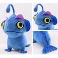 thumbnail image 3 of El monstruo marino de peluche de juguete Pez linterna azul Muñeca de dibujos animados Monstruo marino azul Animal de peluche Director del hogar, 3 of 5