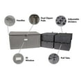 thumbnail image 3 of Covermates Keepsakes China Cups and Coffee Mugs Storage Box - Stackable, Reinforced Handles, China Storage, Grey Heather, 3 of 7