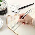 thumbnail image 2 of DEELLEEO 12-Inch Plastic Ruler - Clear, 2 of 5