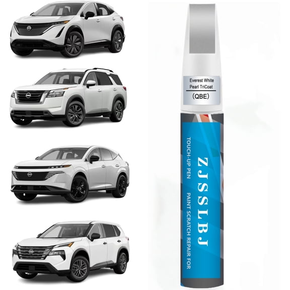 Everest White Pearl Tricoat(QBE) Touch up Paint Compatible with Nissan, Premium Car Scratch Remover for Deep Scratches, Car Paint Pen Scratch Repair Two-In-One Touch Up Paint
