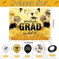 thumbnail image 4 of Congratulations Banner for Prom Class of 2026 Graduation Party Decoration Congrats Grad Party Favors Backdrop Balloons with Grommets Design 4, 4 of 7