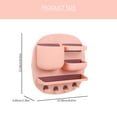 thumbnail image 2 of WORGEOUS Top Remote Control Storage Rack Living Room Organizer Office 22X22CM Pink, 2 of 8