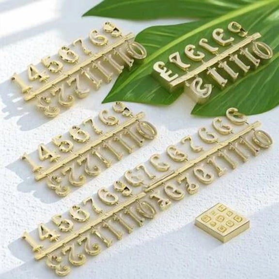 PAMINGONO 5 Sets Clock Numerals Kit for Clock Making and Repair Accessories