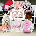 thumbnail image 6 of 2nd Birthday Decorations Girl My 2nd Rodeo Decorations Girl Cowgirl Balloon Garland Not My First Rodeo Party Backdrop Number 2 Foil Balloon for Western Rodeo Party Supplies, 6 of 7