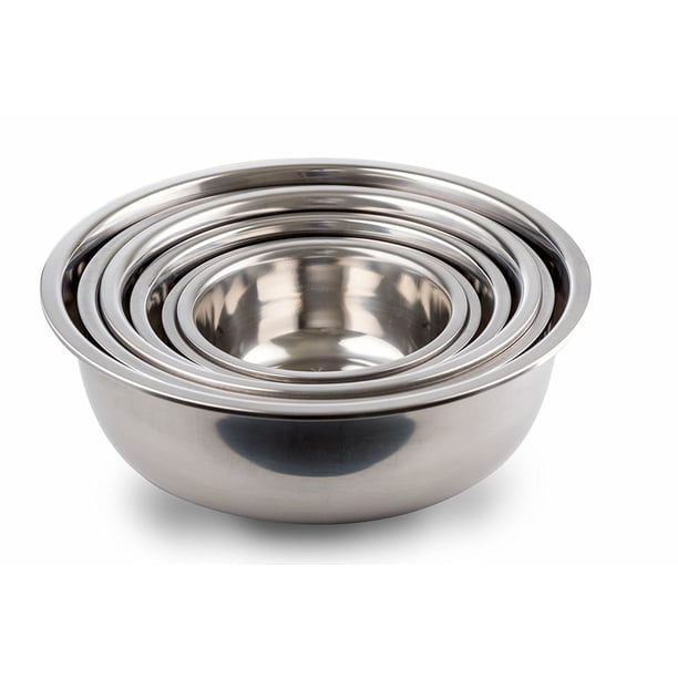 Stainless Steel Mixing Bowls Mirror Finish Nesting Bowls Set Of 6