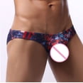 thumbnail image 4 of HKEJIAOI Boxeurs pour Hommes Caleçons pour Hommes Mode Décontractée Confortables Respirants Imprimés Taille Basse Caleçons, Aubaines Liquidation, 4 of 4
