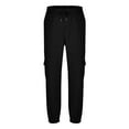 thumbnail image 4 of Cargo Sweatpants for Men Baggy Tall Mens Sweatpants Men's Lightweight Travel Pants Black Mens Sweatpants Sweatpants Baggy Joggers Men Mens Baggy Work Pants, 4 of 6