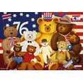 thumbnail image 1 of Puzzles For Classroom Decor Charles Wysocki Patriotic Stuffy Bunch Fun And Challenging Positive Thinking Party Entertainment Jigsaw Puzzles Family Puzzle Intellective Educational Gift 500 Pieces, 1 of 6