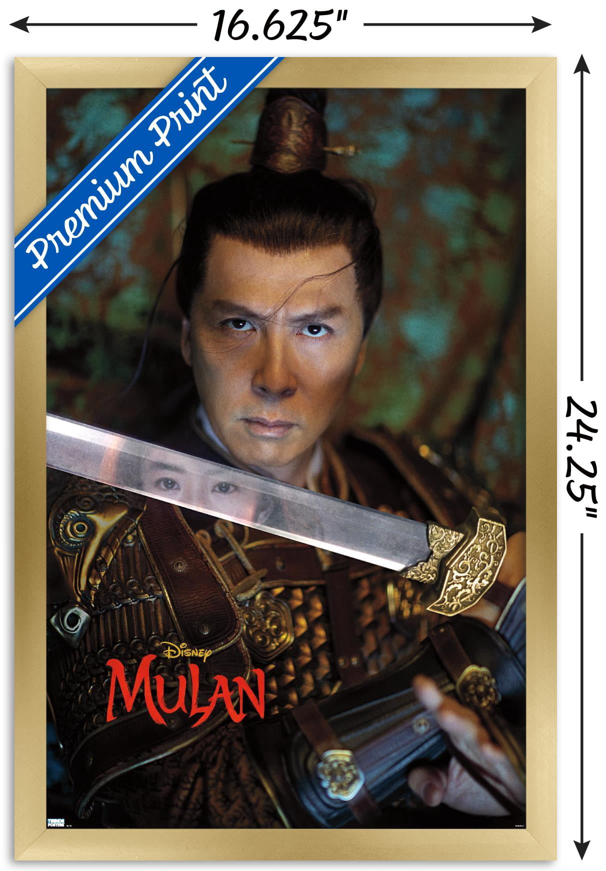 Disney Mulan - Commander Tung Wall Poster, 14.725" x 22.375", Framed
