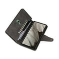thumbnail image 4 of Allytech Google Pixel 7a Wallet Case with Zipper Pocket, Luxury PU Leather Flip Cover with Card Slots & Wrist Strap, Shockproof Kickstand Magnetic Buckle Protective Case for Women Men, Gray, 4 of 15
