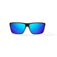 thumbnail image 2 of Gafas de sol Bajío Sigs polarizadas en negro brillante con lente azul espejo, 2 of 7