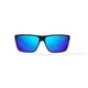 thumbnail image 2 of Gafas de sol Bajío Sigs polarizadas en negro brillante con lente azul espejo, 2 of 7
