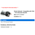 thumbnail image 2 of Starter Solenoid - Compatible with 1964 - 1973 Chevy Chevelle 1965 1966 1967 1968 1969 1970 1971 1972, 2 of 2