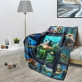thumbnail image 5 of Flannel Fleece Blanket Throws Sea Turtle Lightweight Plush Soft Cozy Warm Blanket for Living Room Couch Chair Bed Sofa Office,60X80 inches, 5 of 6
