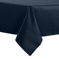 Ultimate Textile (3 Pack) Herringbone - Fandango 72 x 108-Inch Rectangular Tablecloth, Navy Blue