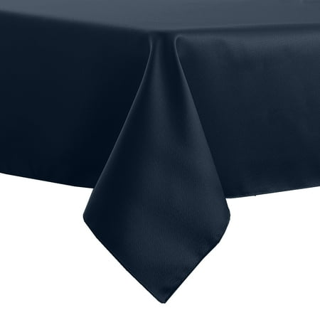 

Ultimate Textile (10 Pack) Herringbone - Fandango 60 x 90-Inch Rectangular Tablecloth Navy Blue