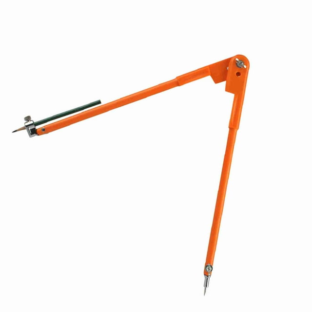 Compass, Portable and Lightweight Compass Geometry Tool Protractor with Adjustable Radius for Compass Drawing Tool