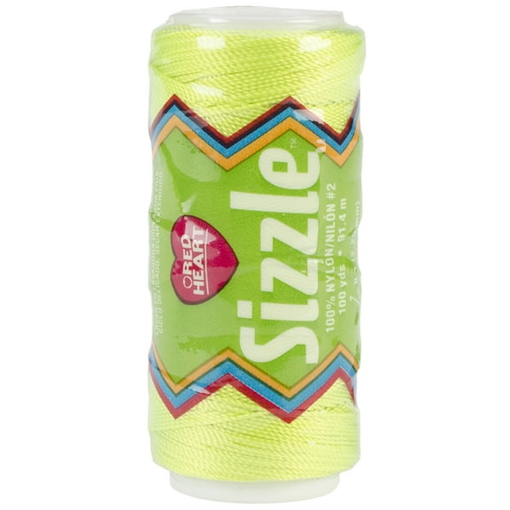 Red Heart Sizzle Nylon Yarn, 100 Yd.
