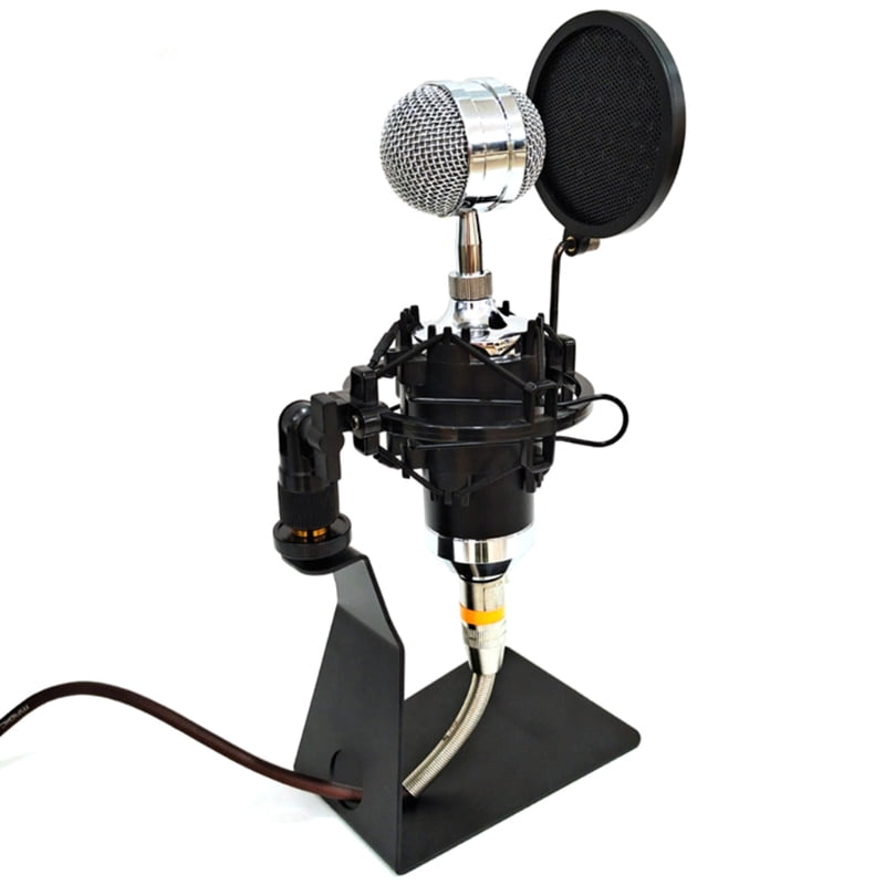 Microphone Rack Stand L Shaped Stand Bracket Shockproof Mic Accessories