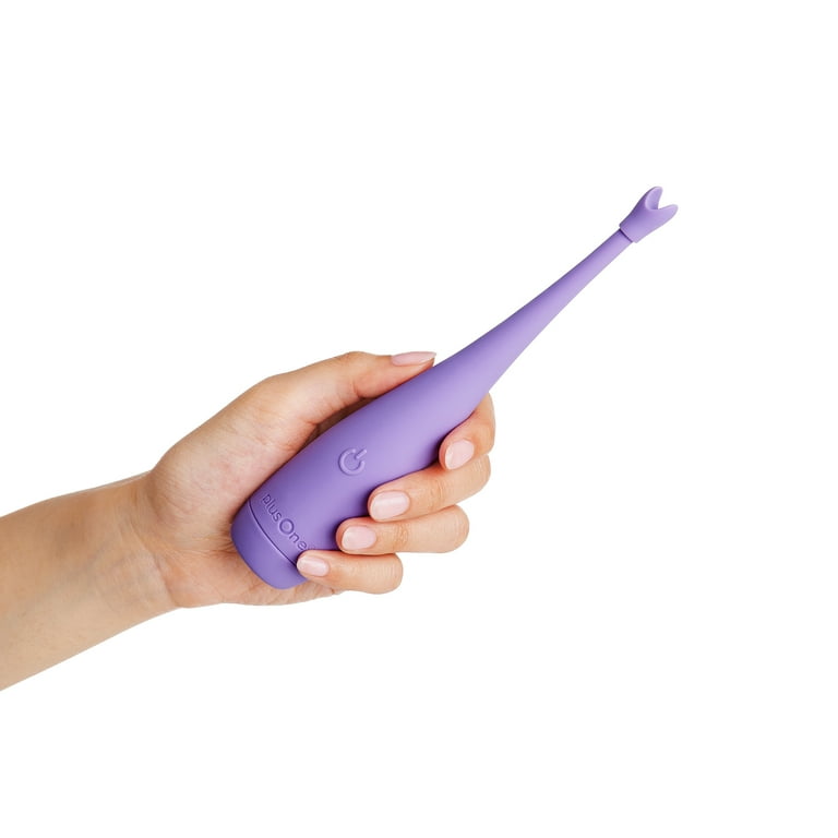 plusOne Pinpoint External Vibrator, 3 Different Tip Attachments, 10  Vibration Settings