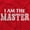 Red, variant on I Am The Master Dungeons Funny Gaming Zip Up Hoodie Men's Women's Brisco Brands L
