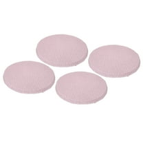 Uxcell 4 Pcs Polyester Round Bar Stool Covers Fit 11"- 14" Seat Cushions for Chairs Stool Slipcovers Pink