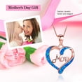 thumbnail image 2 of Fdelink a Necklace Mother's Day Gift Necklace Sterling Silver Heart Mom Pendant Necklace Jewelry Gifts for Women Birthday Anniversary, 2 of 9