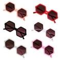 thumbnail image 4 of Kmbangi Kids Hexagonal Sunglasses, UV400 Protection Tinted Beach Sunglasses, 4 of 4