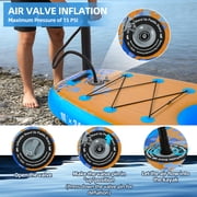 HHSJZWCY 10 ft Inflatable Kayak with Detachable Seat, SUP-Kayak Set Boat for Fishing, Touring