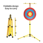 DIYMAG Archery Target Stand, Collapsible Triangle Target Stand, Stainless Steel Archery Target Stand (Yellow)