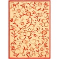 thumbnail image 2 of Safavieh Martha Stewart 2'7" X 5' Power Loomed Rug in Creme and Red, 2 of 3