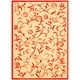 Safavieh Martha Stewart 2'7" X 5' Puissance Tapis à Tisser en Crème et Rouge – image 2 sur 3