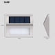 thumbnail image 2 of Luces solares para escalones, cubiertas, caminos, patios, escaleras, vallas, lámpara LED, impermeable al aire libre, paquete de 2 Zhivalor CPB-US-DYP947-2, 2 of 5